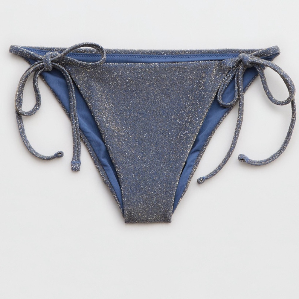 Aerie Shimmering Gray Bikini Set